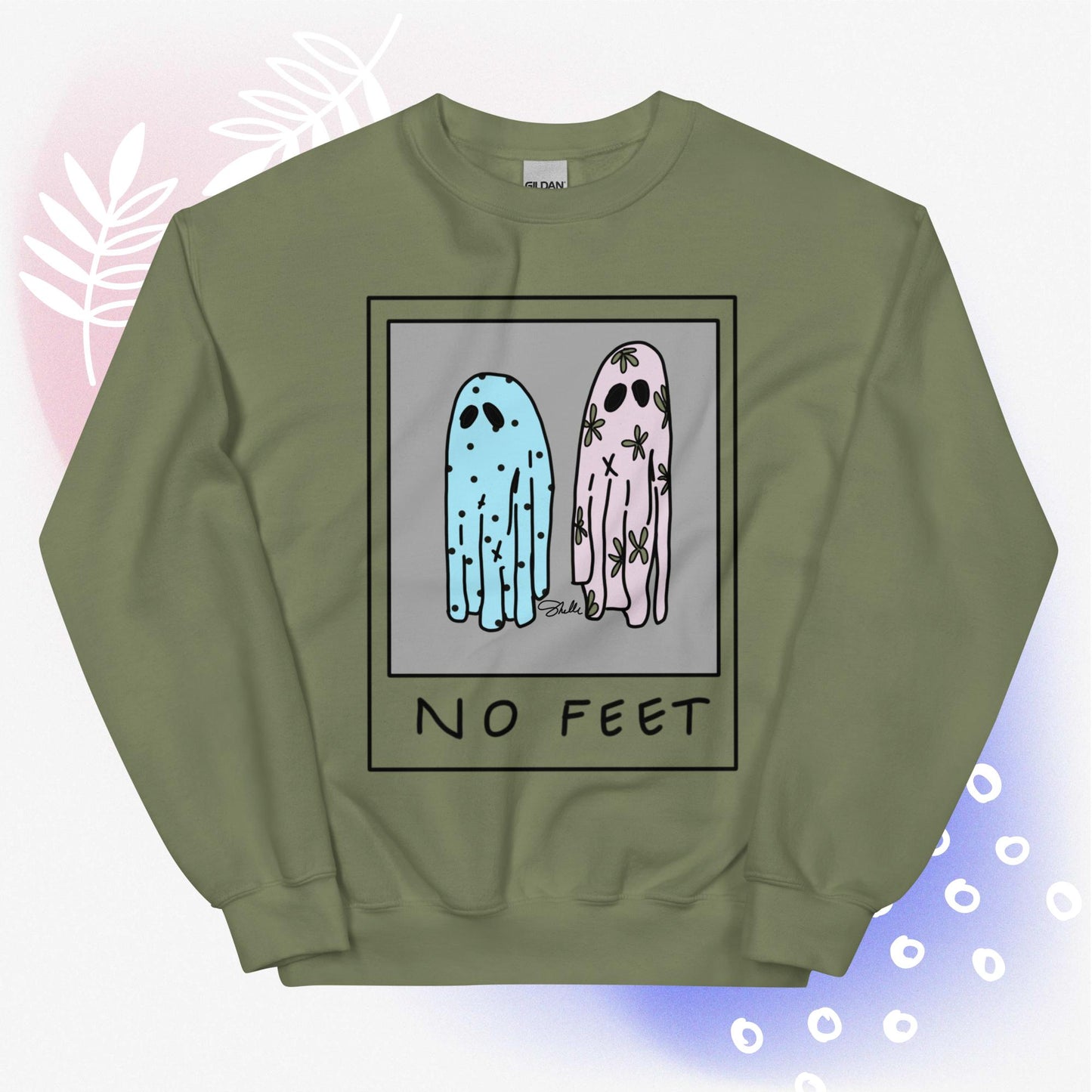 Crew Neck -- No Feet Pullover Sweater