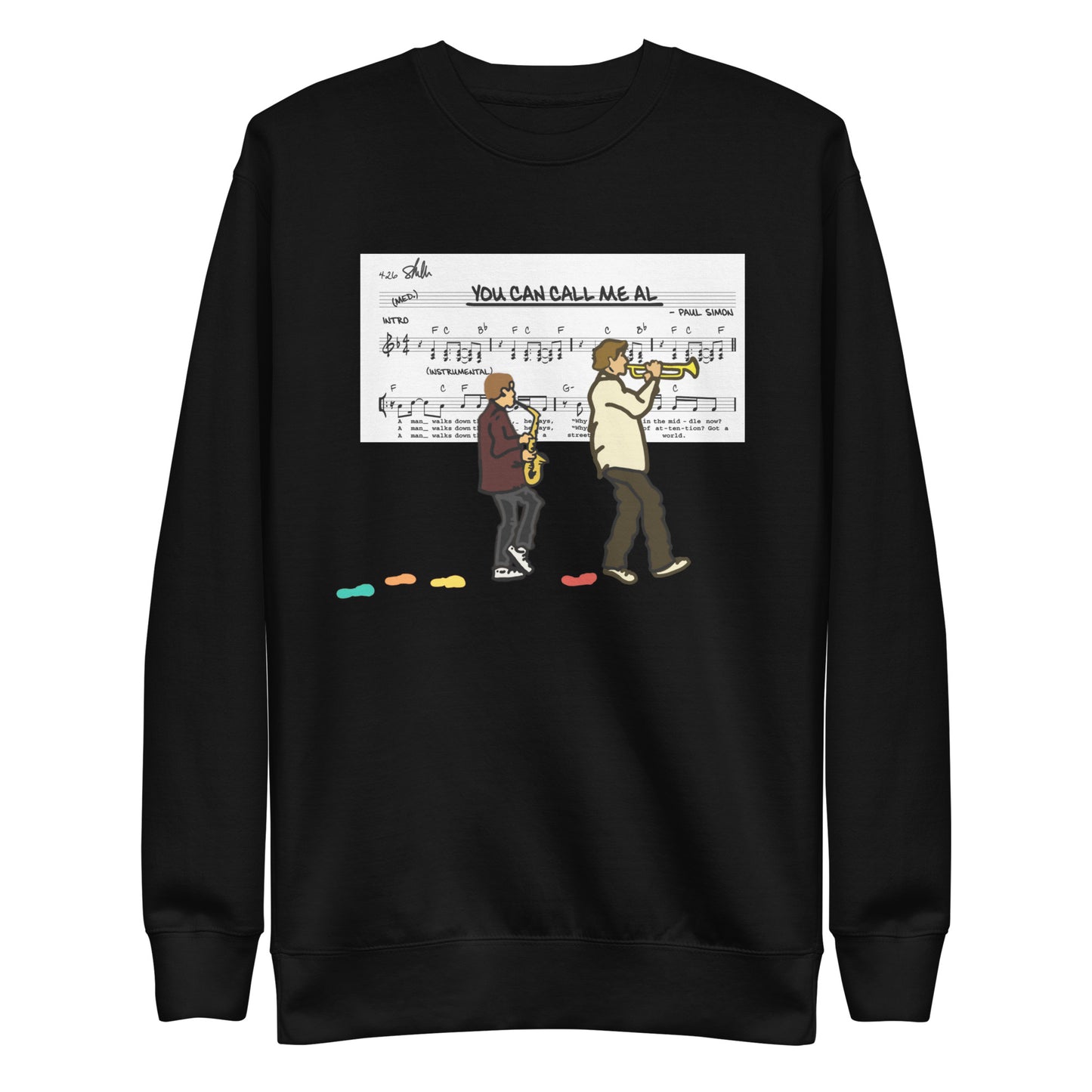 Jamz Crew Neck -- Call Me Al - Paul Simon