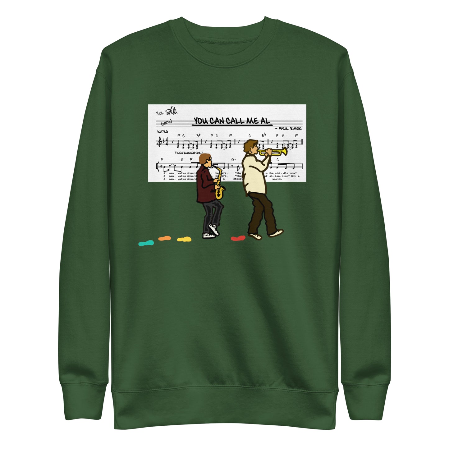 Jamz Crew Neck -- Call Me Al - Paul Simon