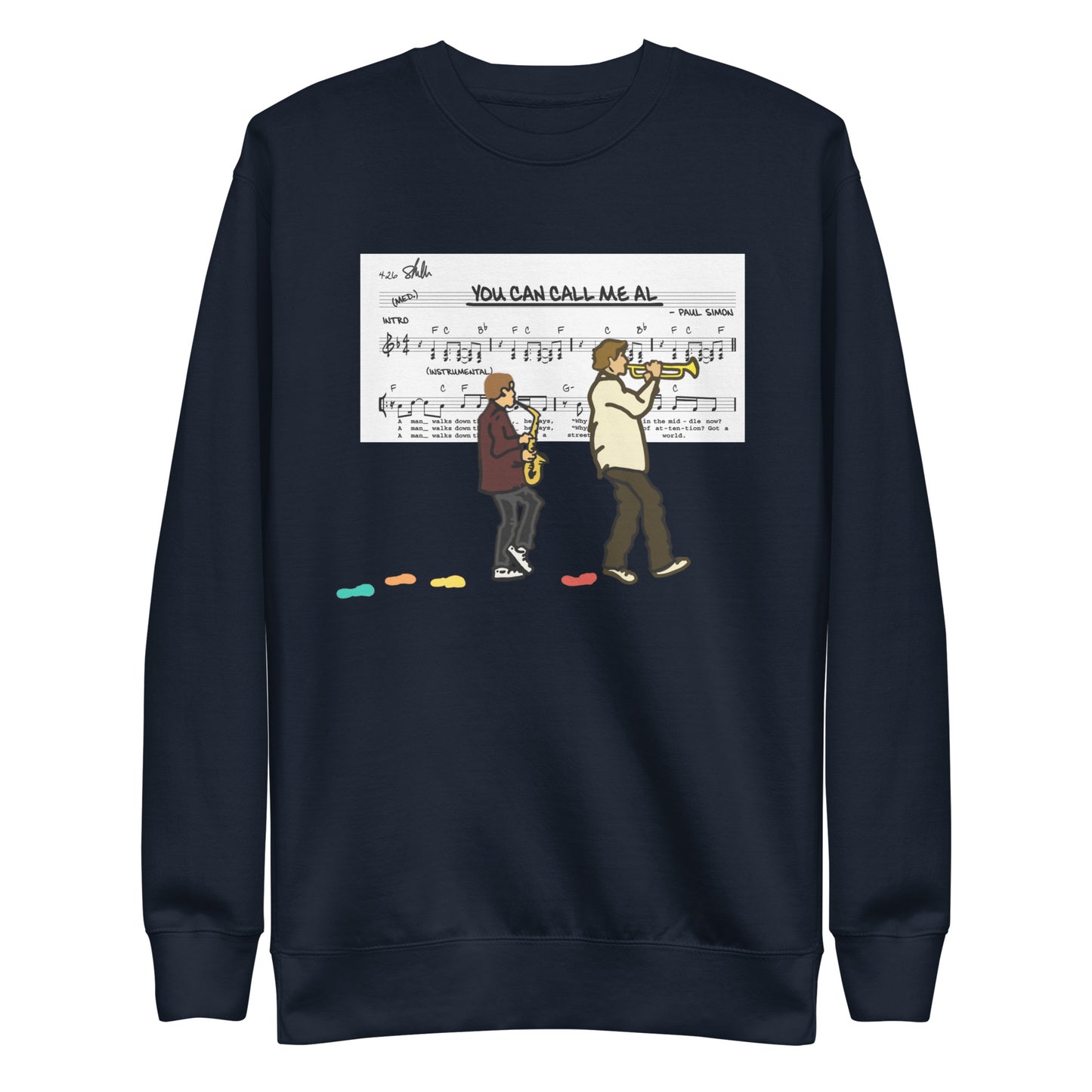 Jamz Crew Neck -- Call Me Al - Paul Simon
