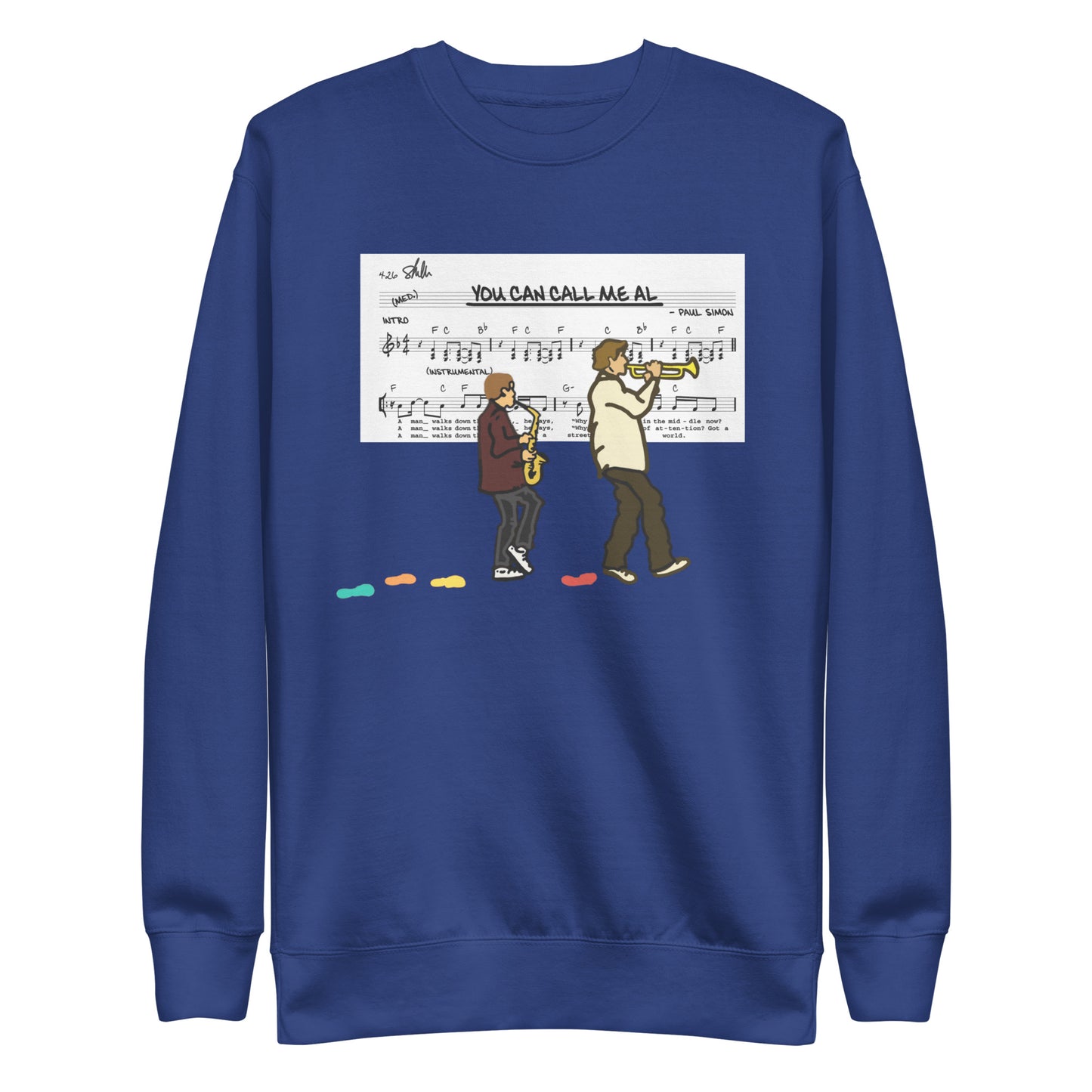Jamz Crew Neck -- Call Me Al - Paul Simon